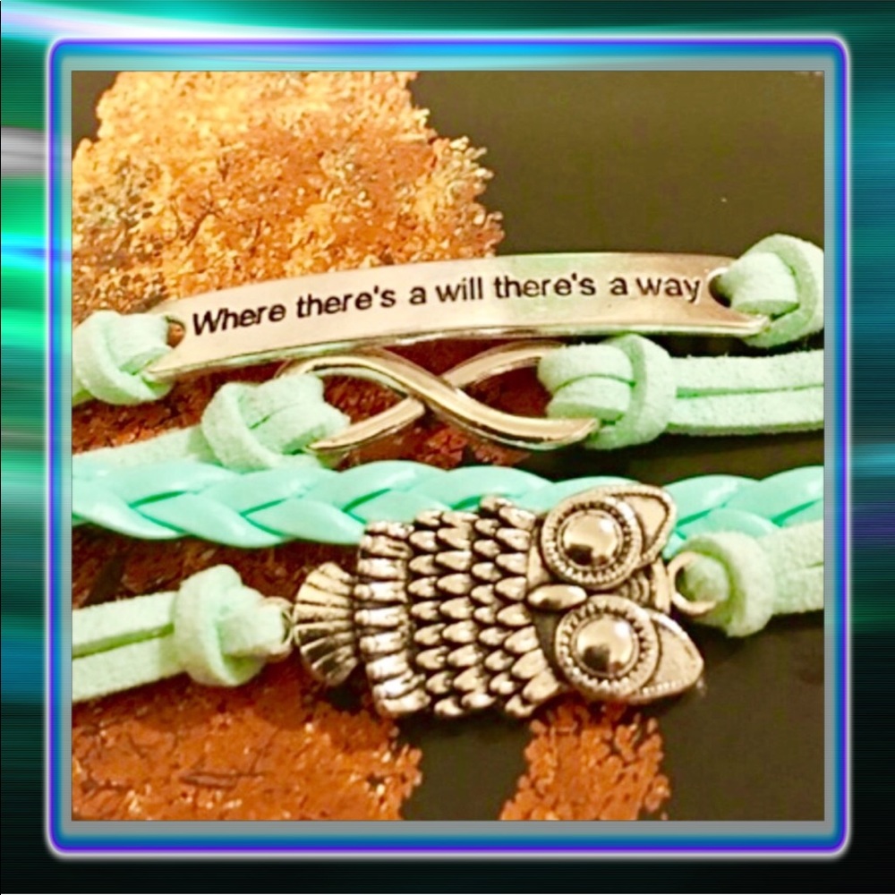 Owl Infinity Bracelet